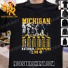 Premium Michigan Football Legends Coach National Champions Time Unisex T-Shirt