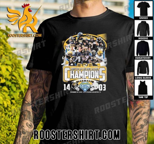 Premium Missouri Tigers Football Team 2023 Goodyear Cotton Bowl Champions Unisex T-Shirt