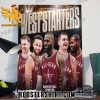 Premium NBA Western Conference All-Star Starter For Idianapolis 2024 Poster Canvas