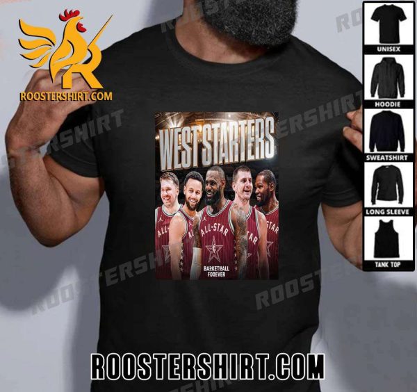 Premium NBA Western Conference All-Star Starter For Idianapolis 2024 T-Shirt
