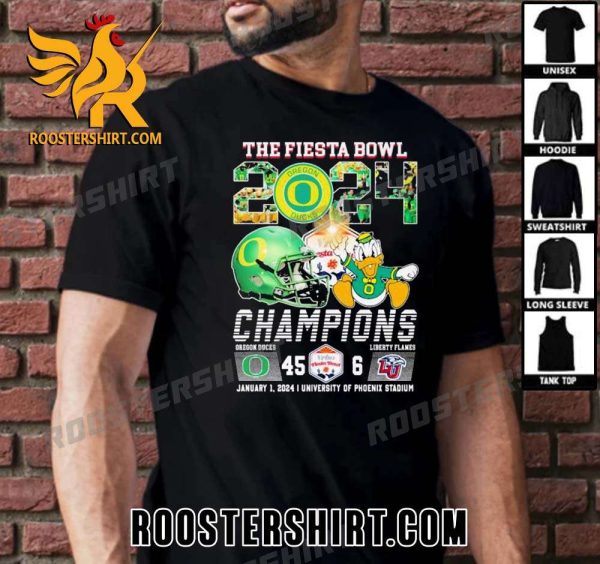 Premium The Fiesta Bowl 2024 Oregon Ducks Champions Unisex T-Shirt