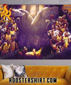 Quality 46th Anniversary 1978 – 2024 Kobe Bryant Thank You For The Memroies Poster Canvas