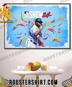 Quality All Hail The HR Derby King Vladimir Guerrero Jr On Cover Star MLB The Show 2024 Poster Canvas