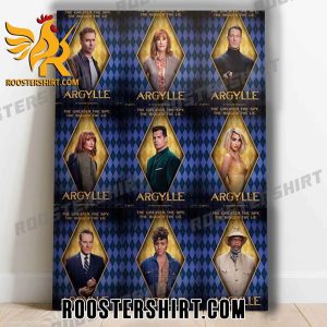 Quality All New Character Posters For Argylle Poster Canvas
