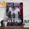Quality Baltimore Ravens Roquan Smith LB Season 2023 NFL Associated Press All Pro First Team Poster Canvas