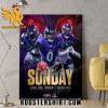 Quality Baltimore Ravens Versus Kansas City Chiefs AFC Championship NFL Playoffs Jan 28th 2024 Poster Canvas