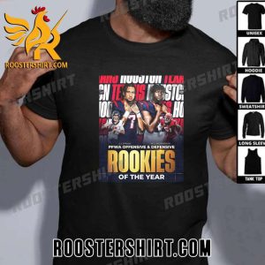Quality CJ Stroud And Will Anderson Jr PFWA Offensive And Defensive Rookies Of The Year T-Shirt