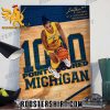 Quality Congratulations To Laila Phelia Become The 31st Michigan Womens Basketball 1K Point Scorer Poster Canvas