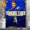Quality Cooper Kupp Franchise Leader Most Career Postseason Receptions Los Angeles Rams History Poster Canvas