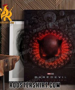 Quality Daredevil Born Again Red Fire Daredevil Mask Skulls Poster Canvas