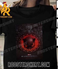 Quality Daredevil Born Again Red Fire Daredevil Mask Skulls T-Shirt