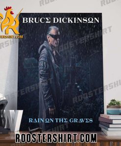 Quality Iron Maiden Bruce Dickinson Rain On The Graves Is The Second Single From The Mandrake Project And Is Available To Watch Poster Canvas