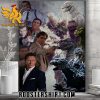 Quality James Bond Vs Godzilla Funny Poster Canvas