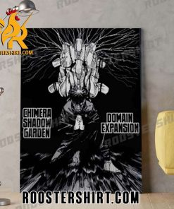 Quality Jujutsu Kaisen Megumi Fushiguro Domain Expansion Chimera Shadow Garden Third Time Poster Canvas
