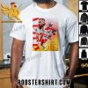 Quality Kansas City Chiefs Travis Kelce Passes Jerry Rice For The Most Catches In NFL Postseason History T-Shirt