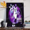 Quality Lakers LeBron James Top Of The West Most Votes Received In NBA Western Conference Poster Canvas