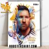 Quality Lionel Messi-The Goat Get The Best Fifa Men’s Player For A Wonderful 2023 Of Him Poster Canvas