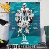 Quality Miami Dolphins 2024 Pro Bowlers NFL Poster Canvas