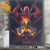 Quality New Promotional Art Featuring Deadpool And Wolverine In Deadpool 3 Poster Canvas