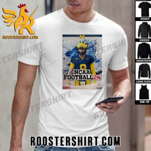 Quality No 1 Michigan Wolverines The Cover Of NCAA Football 24 ESPN Merchandise T-Shirt