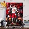 Quality Patrick Mahomes And The Chiefs Are Kings Of The AFC Once Again Poster Canvas