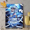 Quality The Detroit Lions Are Headed To The NFC Championship Game Poster Canvas