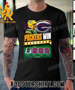 Quality The Green Bay Packers Are One Step Closer To Vegas After Win Super Wilcard Weekend NFL Playoff T-Shirt