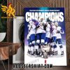 Quality U18 USA Woman Hockey Team Wins Gold Medal In 2024 IIFH U18 Women’s World Championship Poster Canvas