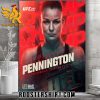 Raquel Pennington World Bantamweight Champion 2024 Poster Canvas