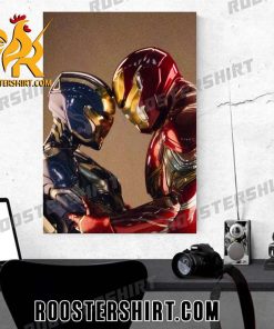 Rescue and Iron Man Avengers Endgame Poster Canvas