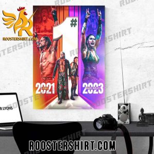 Rhea Ripley And Edge Adam Copeland Royal Rumble 2024 Poster Canvas