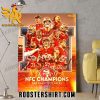 San Francisco 49ers NFC Champions 2024 Are Headed To The Super Bowl LVIII Poster Canvas