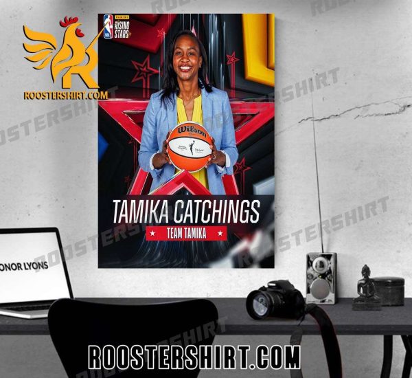 Tamika Catchings Team Tamika Panini Rising Stars NBA 2024 Poster Canvas