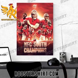 Tampa Bay Buccaneers are winners of the NFC South for the 3rd year in a row Poster Canvas