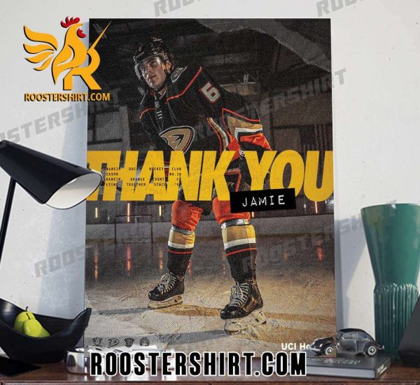 Thank You Jamie Drysdale NHL Poster Canvas