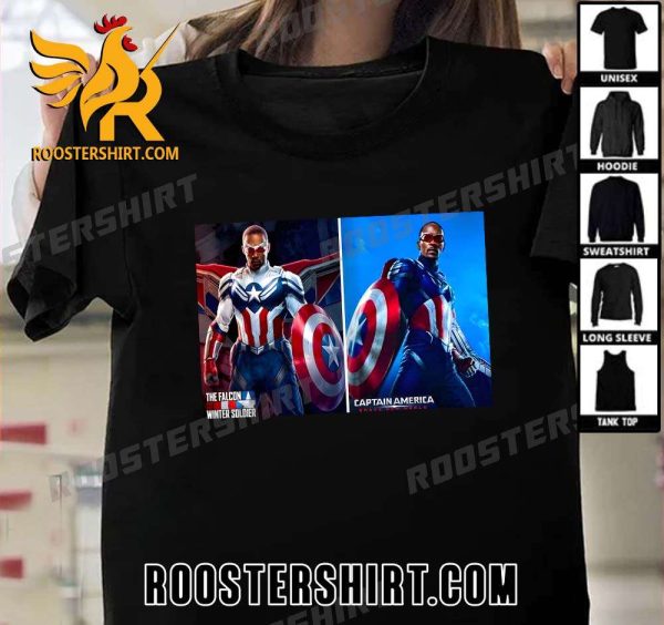 The Falcon and the Winter Soldier And Captain America Brave New World T-Shirt