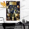 The Michigan Wolverines are national champions 2024 Poster Canvas