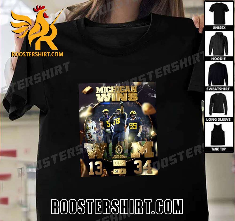 The Michigan Wolverines are national champions 2024 T-Shirt