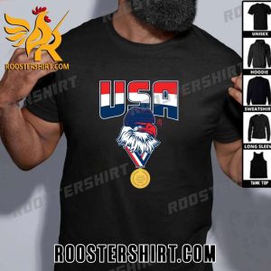 USA Hockey Team World Champs 2024 Logo New T-Shirt