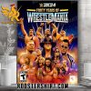 WWE 2k24 Forty Years Of WrestleMania Poster Canvas