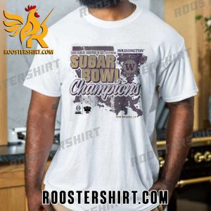 Washington Huskies 2024 Sugar Bowl Champions Vintage T-Shirt