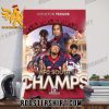 Welcome To AFC South Champions 2023-2024 Houston Texans NFL Poster Canvas