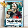 Welcome To Brisbane International Champions 2024 Grigor Dimitrov Tennis Poster Canvas