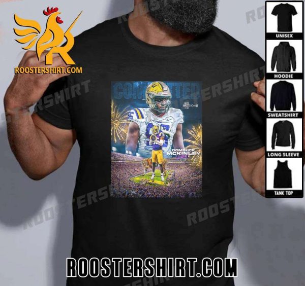 Welcome To LSU Tigers Football Dominick McKinley T-Shirt