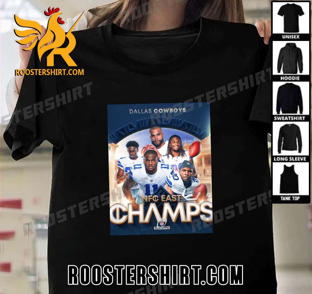 Welcome To NFC East Champions 2024 Dallas Cowboys NFL Playoffs T-Shirt