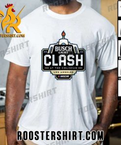 2024 Busch Light Clash At The Coliseum Los Angeles Nascar Logo New T-Shirt