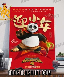2024 New Poster Kung Fu Panda 4 Poster Canvas