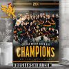 2024 Uni Miami Hockey Champs College Hockey South DIII Champions University Of Miami Poster Canvas