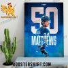 Auston Matthews now has 50 goals in 54 games this season Poster Canvas