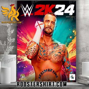 CM Punk Return To WWE Video Games 2k24 Poster Canvas